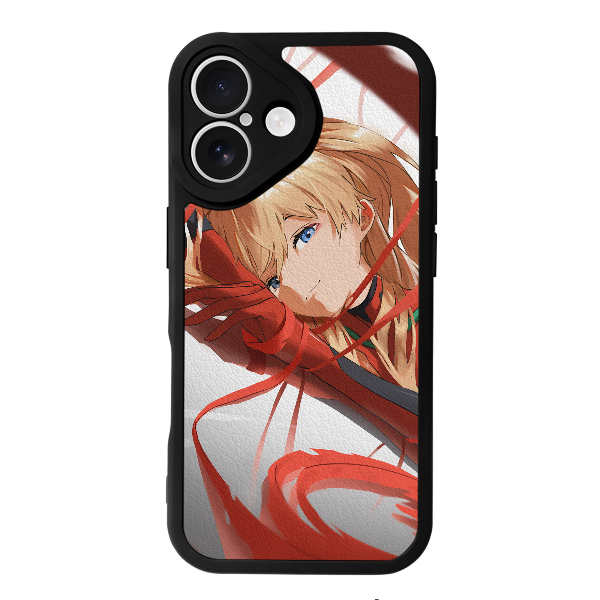 （画像用） EVA 新世紀エヴァンゲリオン 【iPhone 16シリーズ対応】シリコンスマホケース（レザー調） 材質：シリコン